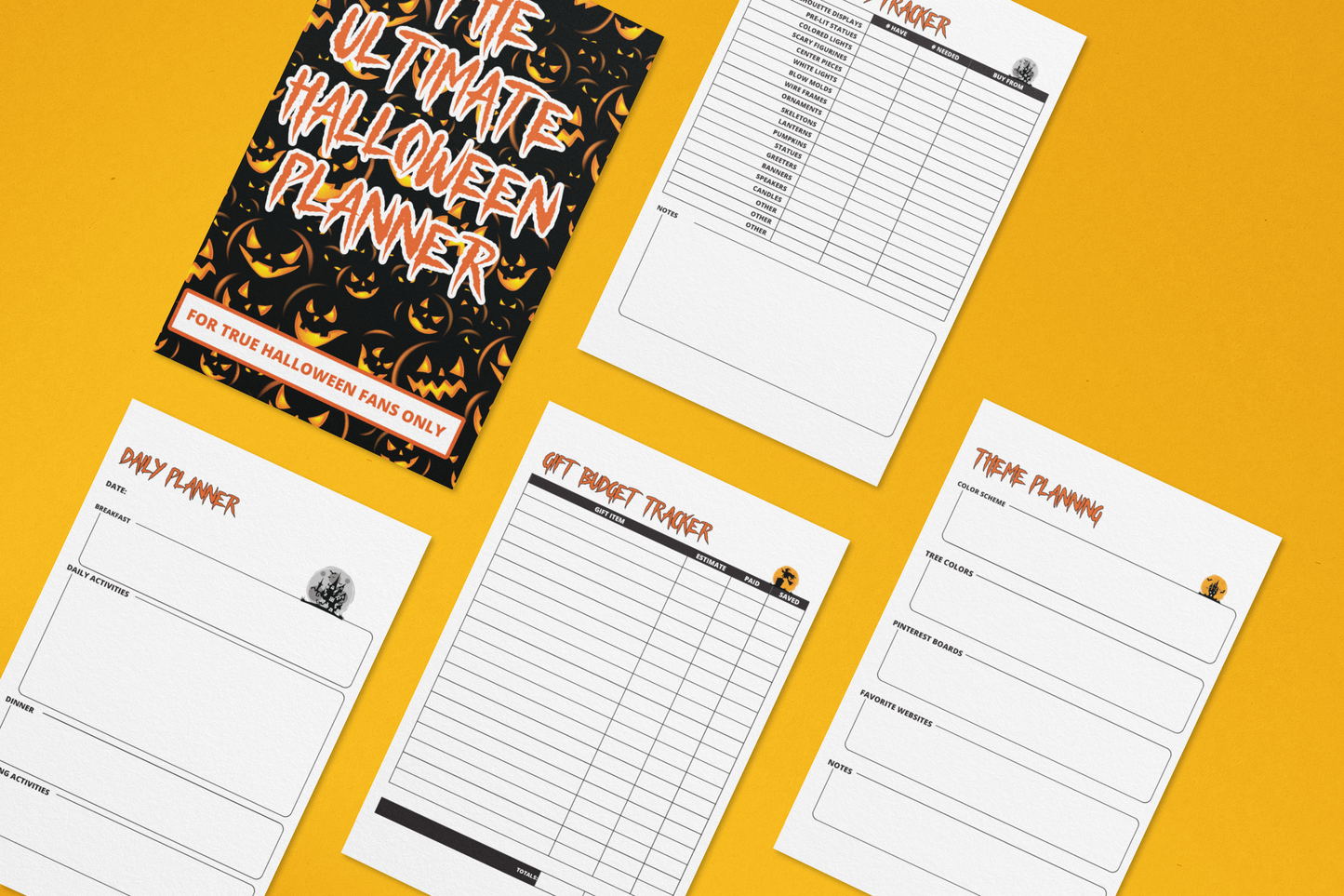 Ultimate Halloween Planner (Printable)