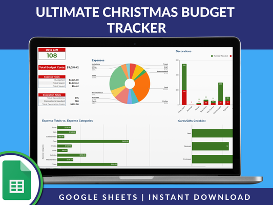 Ultimate Christmas Budget Planner Template