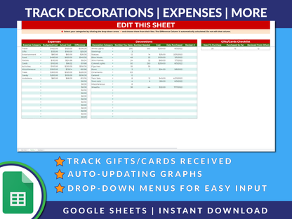 Ultimate Christmas Budget Planner Template