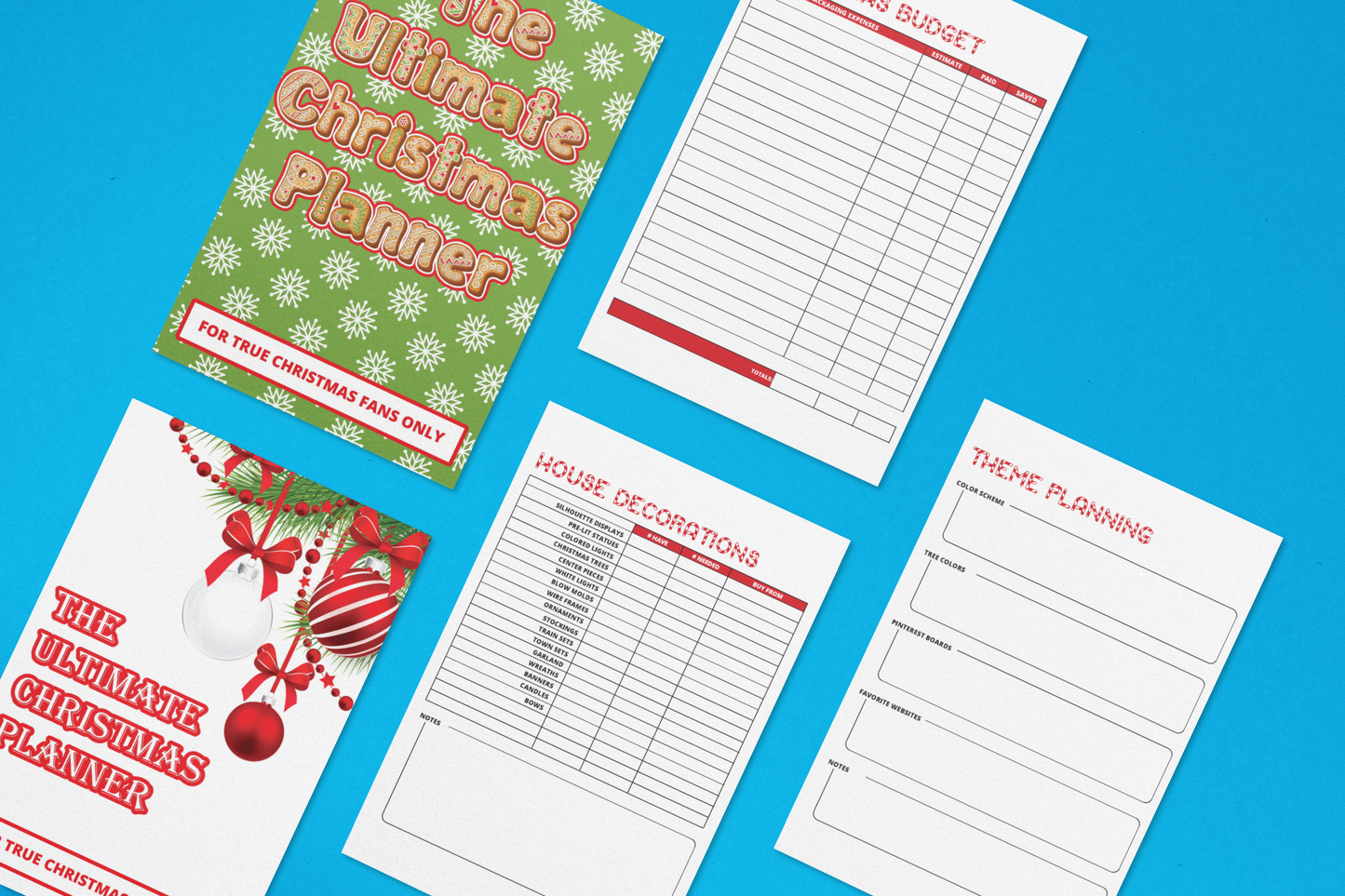 Ultimate Christmas Planner (Printable)