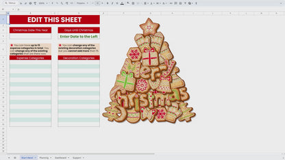 Ultimate Christmas Budget Planner Template